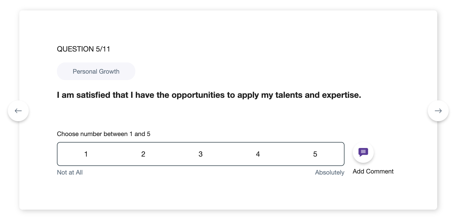 Vantage Pulse employee survey questions