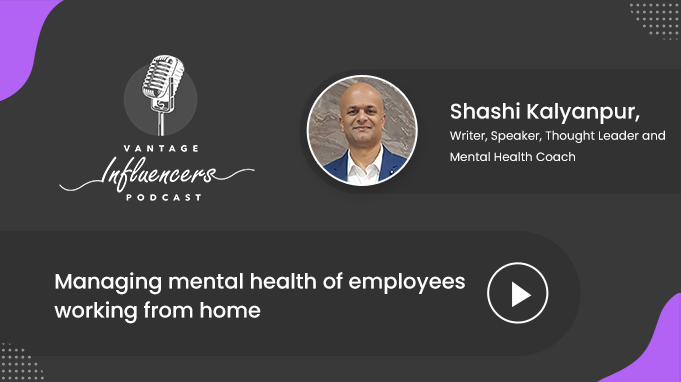 Managing mental health of employees working from home